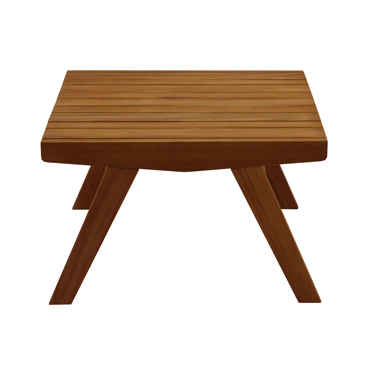 Table basse de jardin en bois massif L65 cm TIDAK