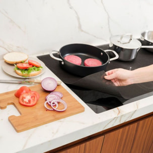 Protège plaque NOSTIK en plastique, découplable, induction uniquement