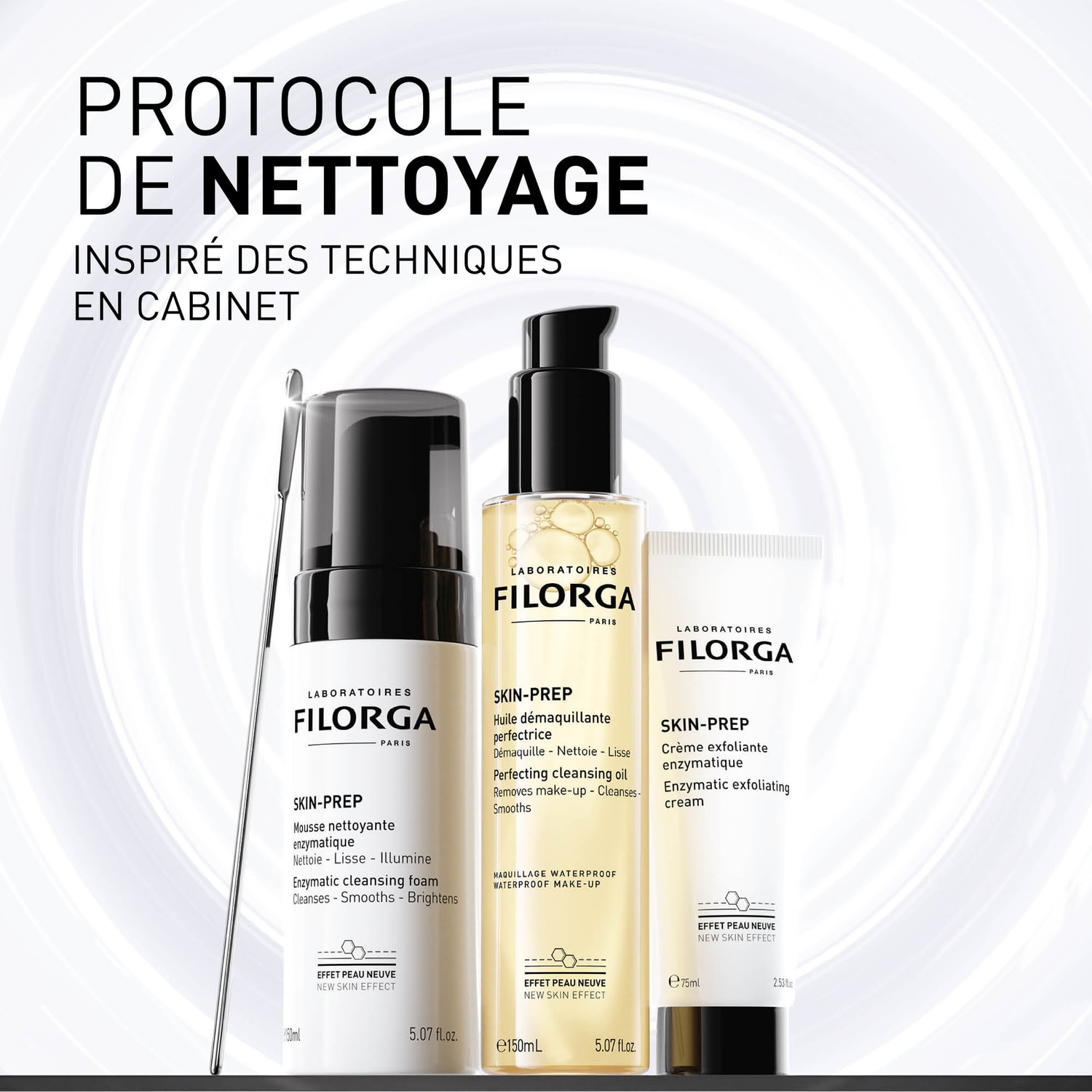 Mousse Démaquillante - Nettoyant démaquillant moussant visage anti-âge 150 ml