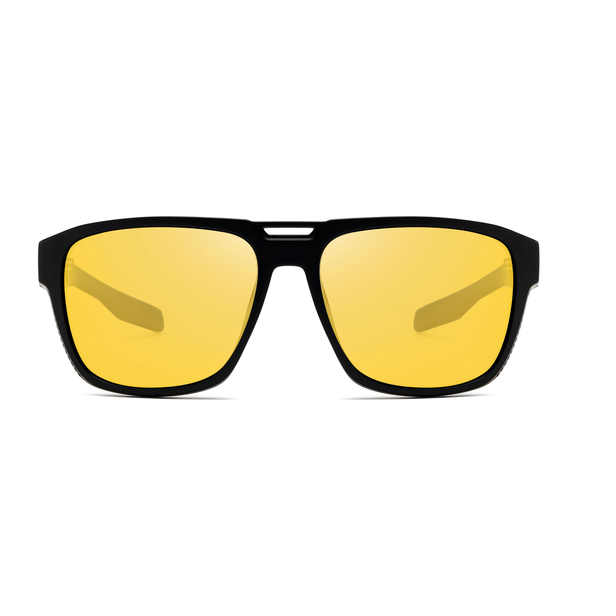 Gafas de sol PALO ALTO WINGFOIL - Negro mate / Polarizada amarillas