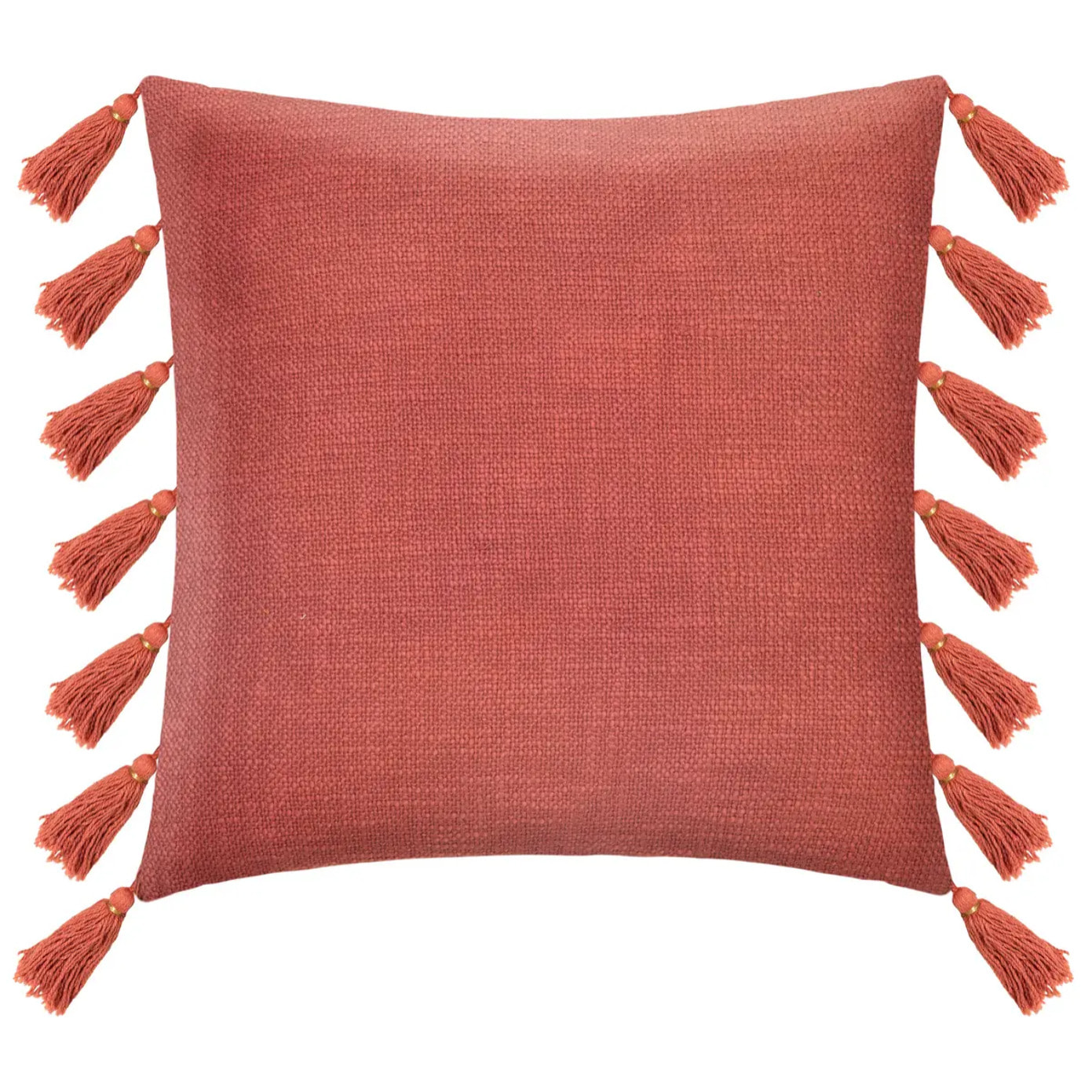 Coussin "Gyspy" en coton terracotta 50x50 cm