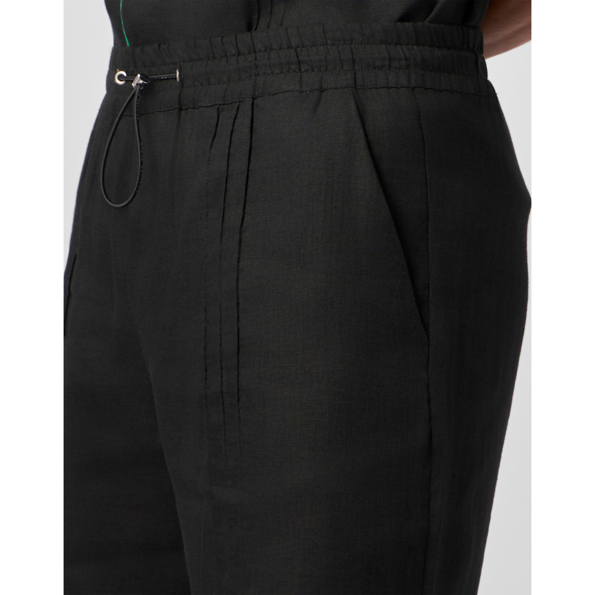 PHILIPP PLEIN Linen Drawstring Shorts Plein Tennis