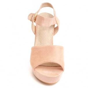 Sandalias de tacón - Rosa - Altura: 12 cm