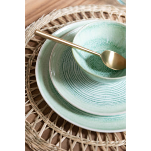 J-Line bol Lara - porcelaine - vert - small - 6 pcs