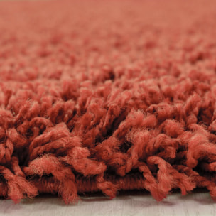 Tapis poils longs shaggy tissé motif uni ZASIVE