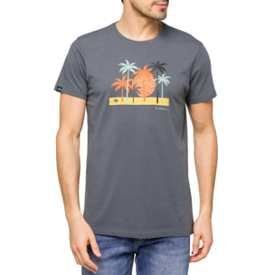 T-shirt in cotone 150 gr Hot Buttered Waigeo Grigio.