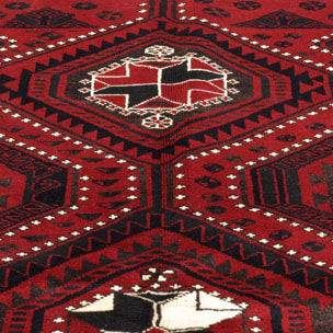Tapis d'orient, motif oriental, noué main en laine, AZIS