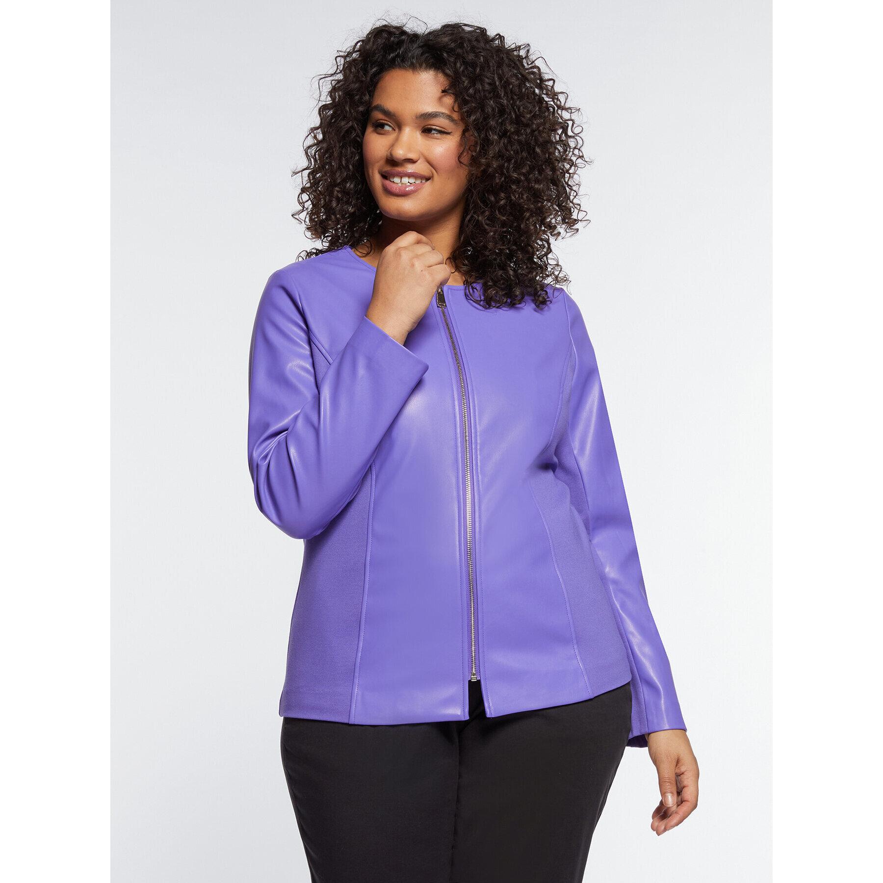 Fiorella Rubino - Chaqueta con cremallera - Violeta