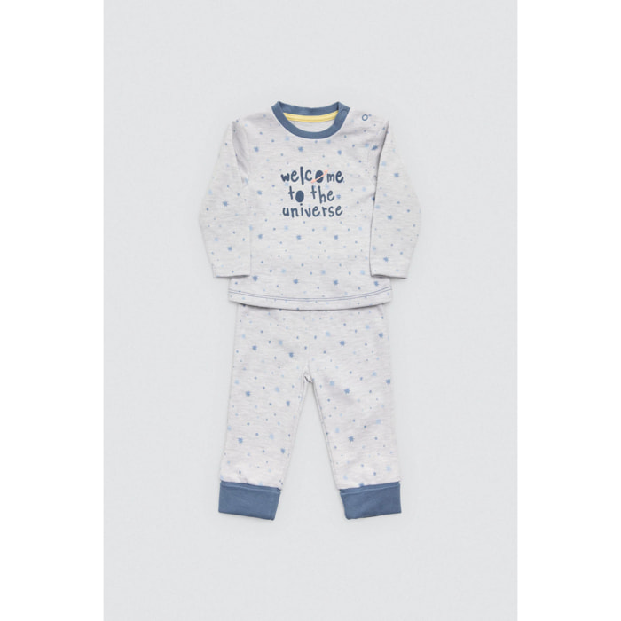Set maglietta e pantaloni blu Cosmos per bambini