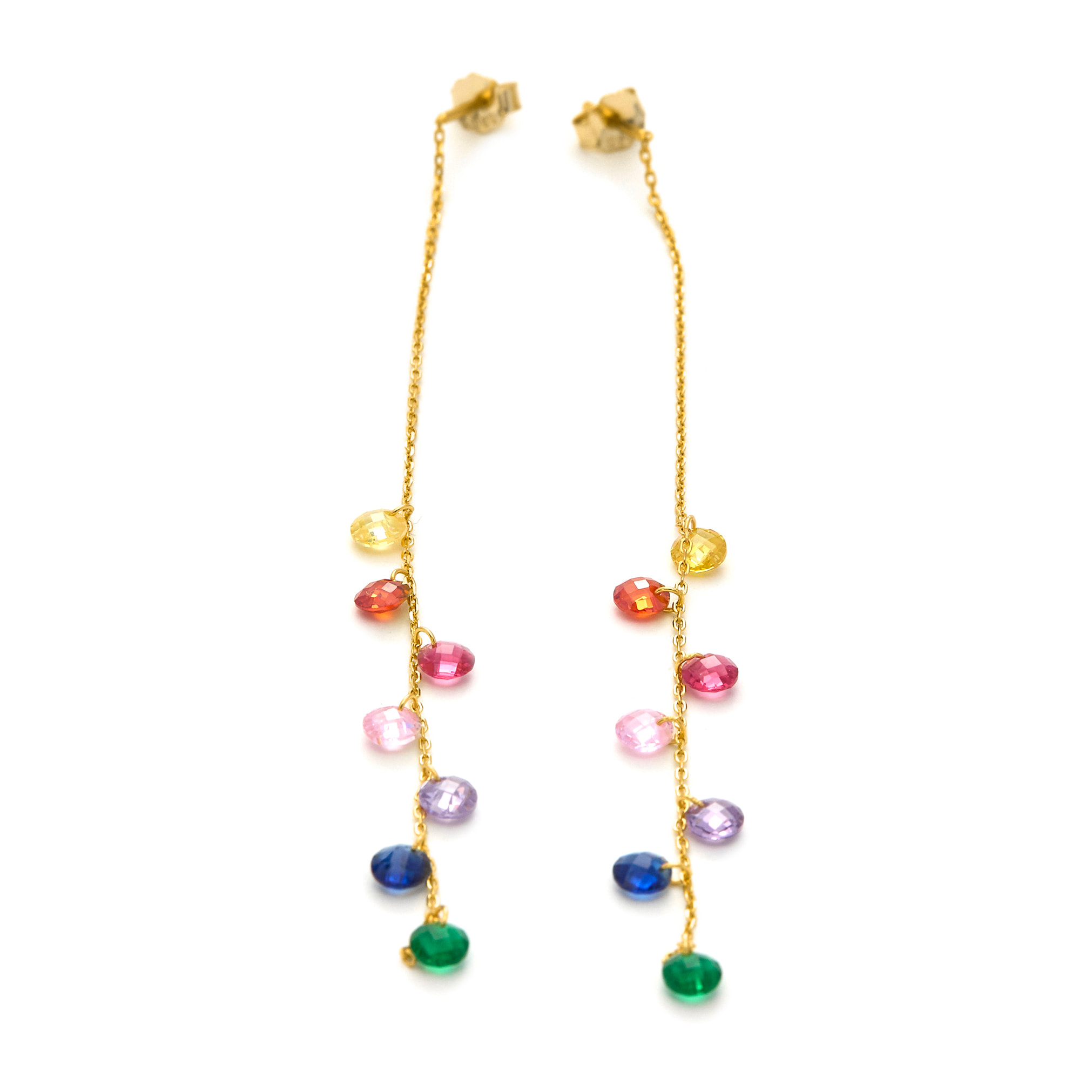 Pendientes Melne acabado oro amarillo 18k