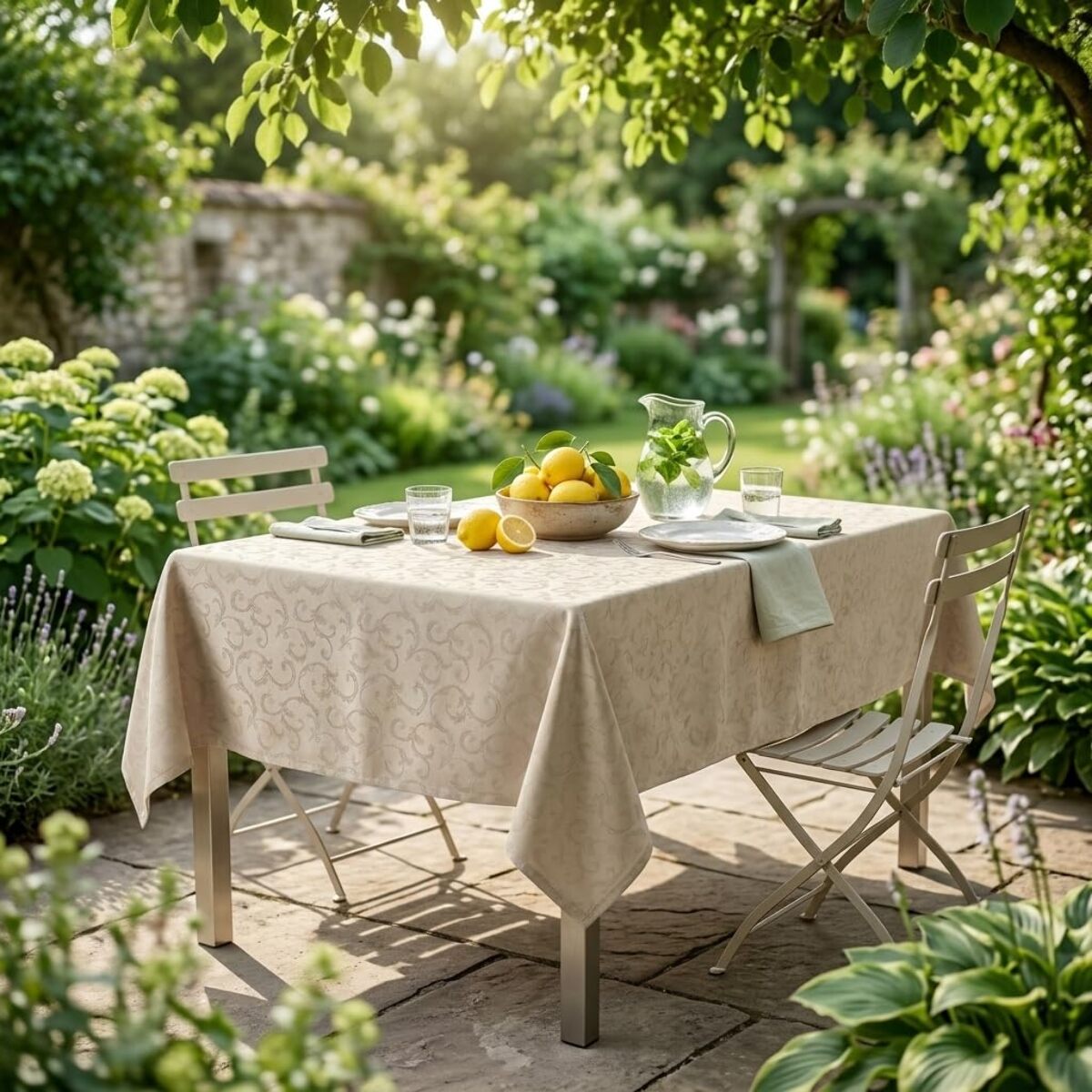 Tovaglia antimacchia impermeabile in poliestere resistente, ideale per uso quotidiano e occasioni, protegge da liquidi e sporco, facile da pulire, pratica e durevole, design elegante per cucina e sala da pranzo