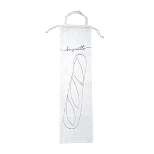 Sac de conservation pour baguette de pain en coton Fackelmann Nature