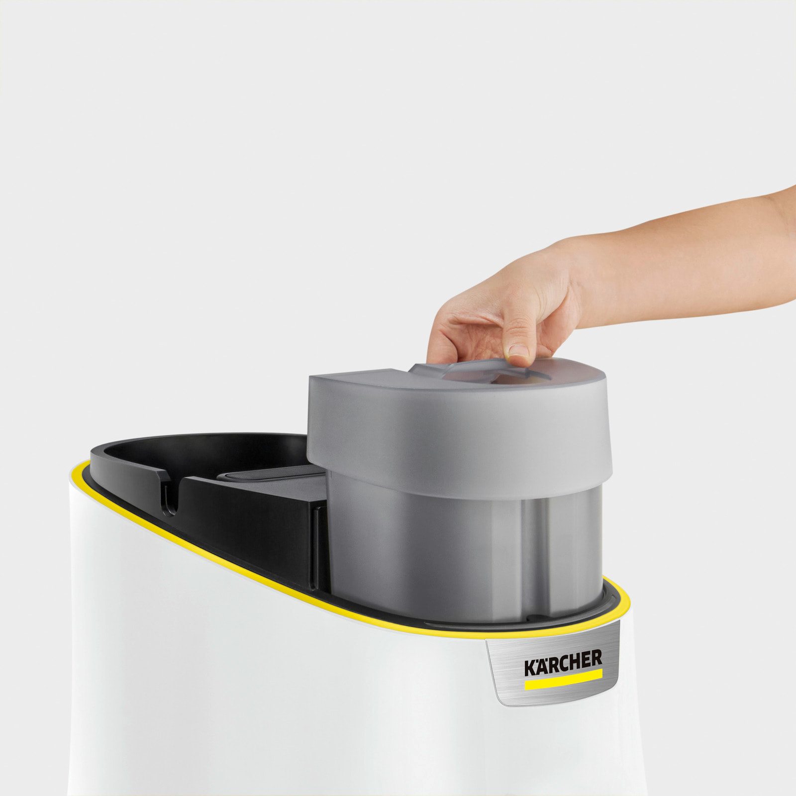 Nettoyeur vapeur Karcher SC 4 Deluxe - Pression 3.5 bar- Débit vapeur 40 g/min- Réservoir amovible- Kit sols