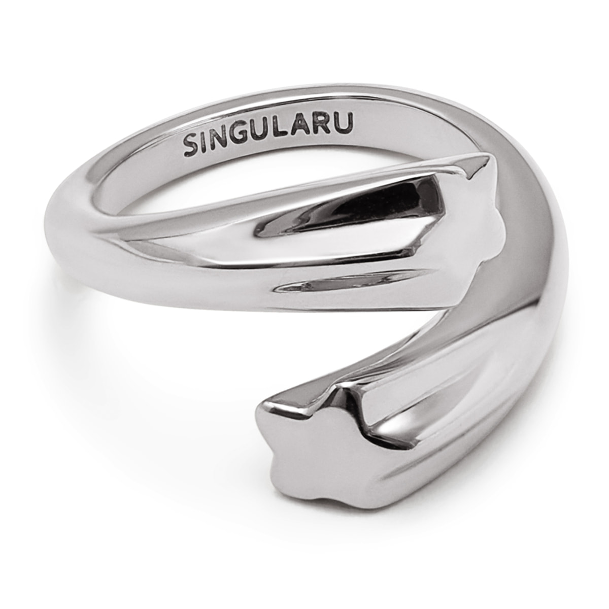 Anello Abbraccio Stars Acier