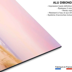 Tableau mer et plage bon temps sur la plage  Tableau alu Dibond