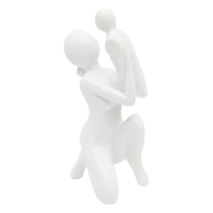 Famille déco Colin H.21cm blanc