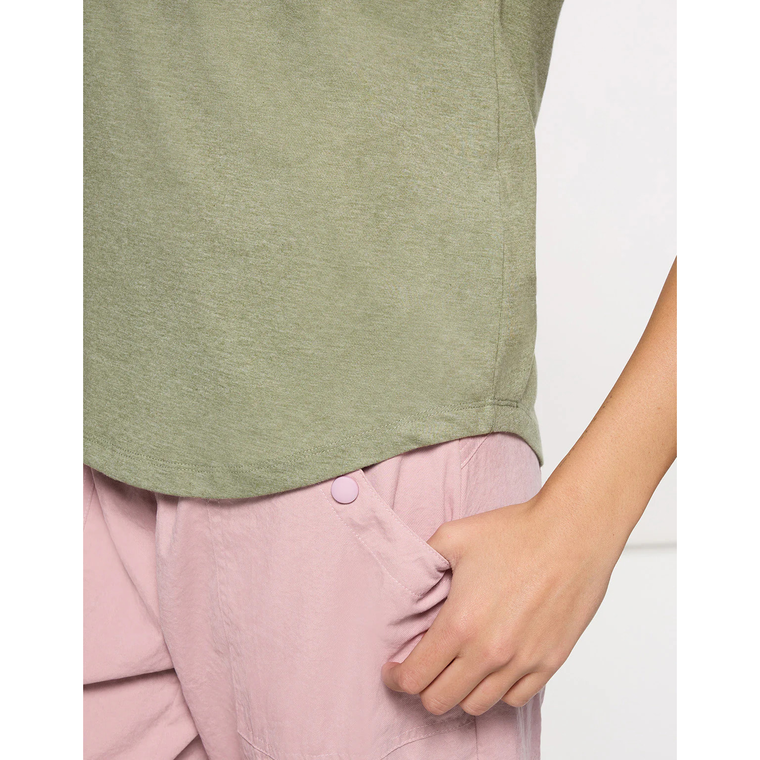 Camiseta Manga Corta Caqui - Luma