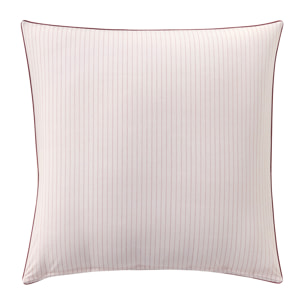 Taie d'oreiller imprimée en percale de coton, DÉLICATESSE, Rose foncé