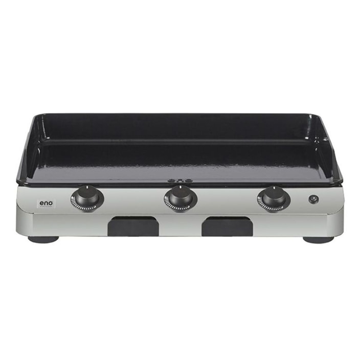 Plancha gaz ENO FUSION 75 cm Inox 3 brûleurs à poser, 70x40 cm