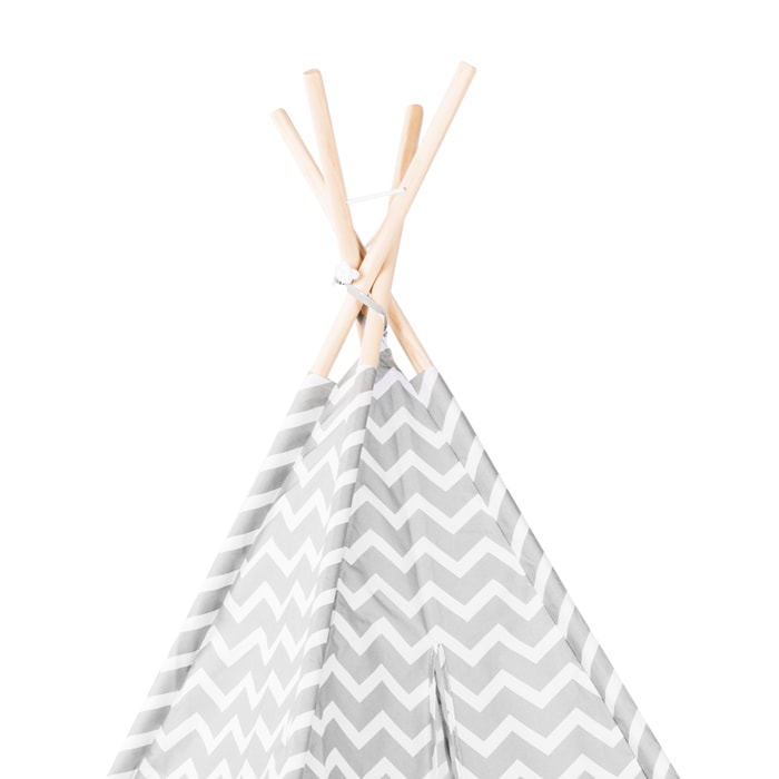 Tienda india infantil ZIGZAG TIPI de poliéster para interior/exterior