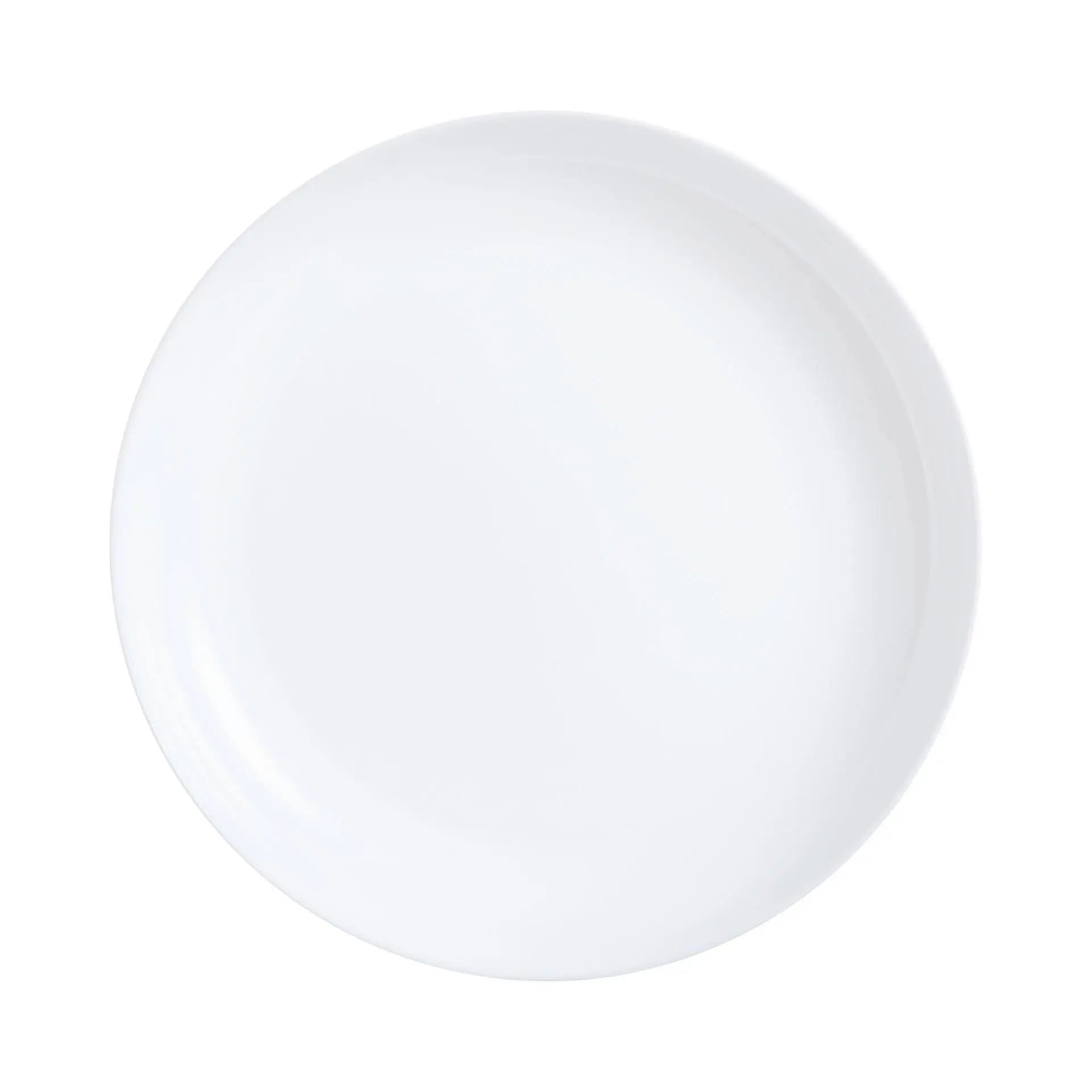 6 assiettes creuses blanches 17cm Friend's Time - Luminarc - Verre opale extra résistant