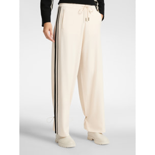 Elena Mirò - Pantaloni ampi in maglia - Bianco