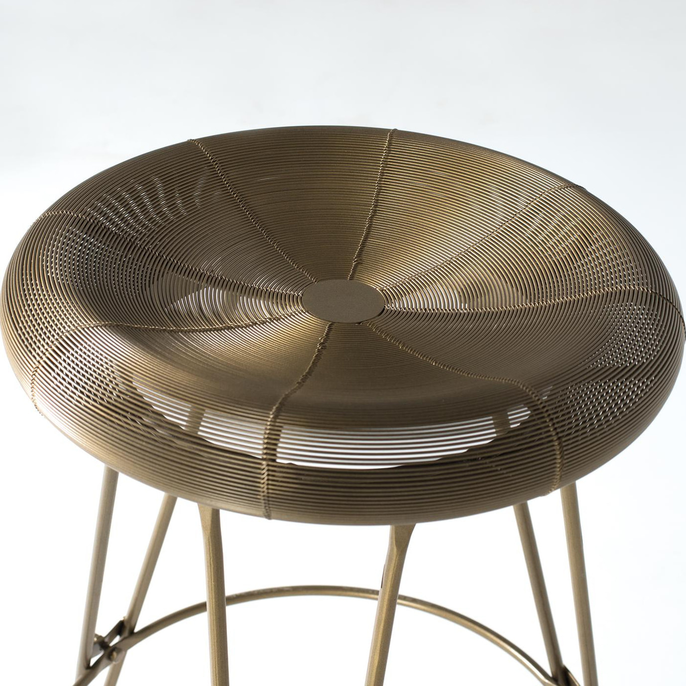 Taburete de Metal 45 Cm Estilo Industrial Moderno