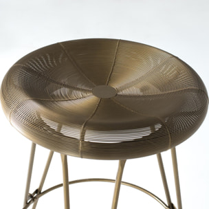Taburete de Metal 45 Cm Estilo Industrial Moderno