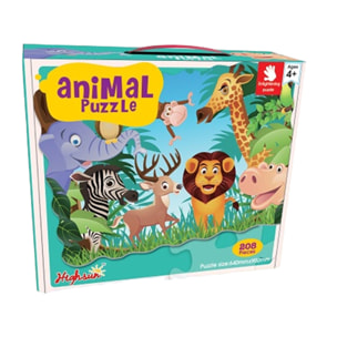 PUZLE DE 208 PIEZAS: ANIMALES