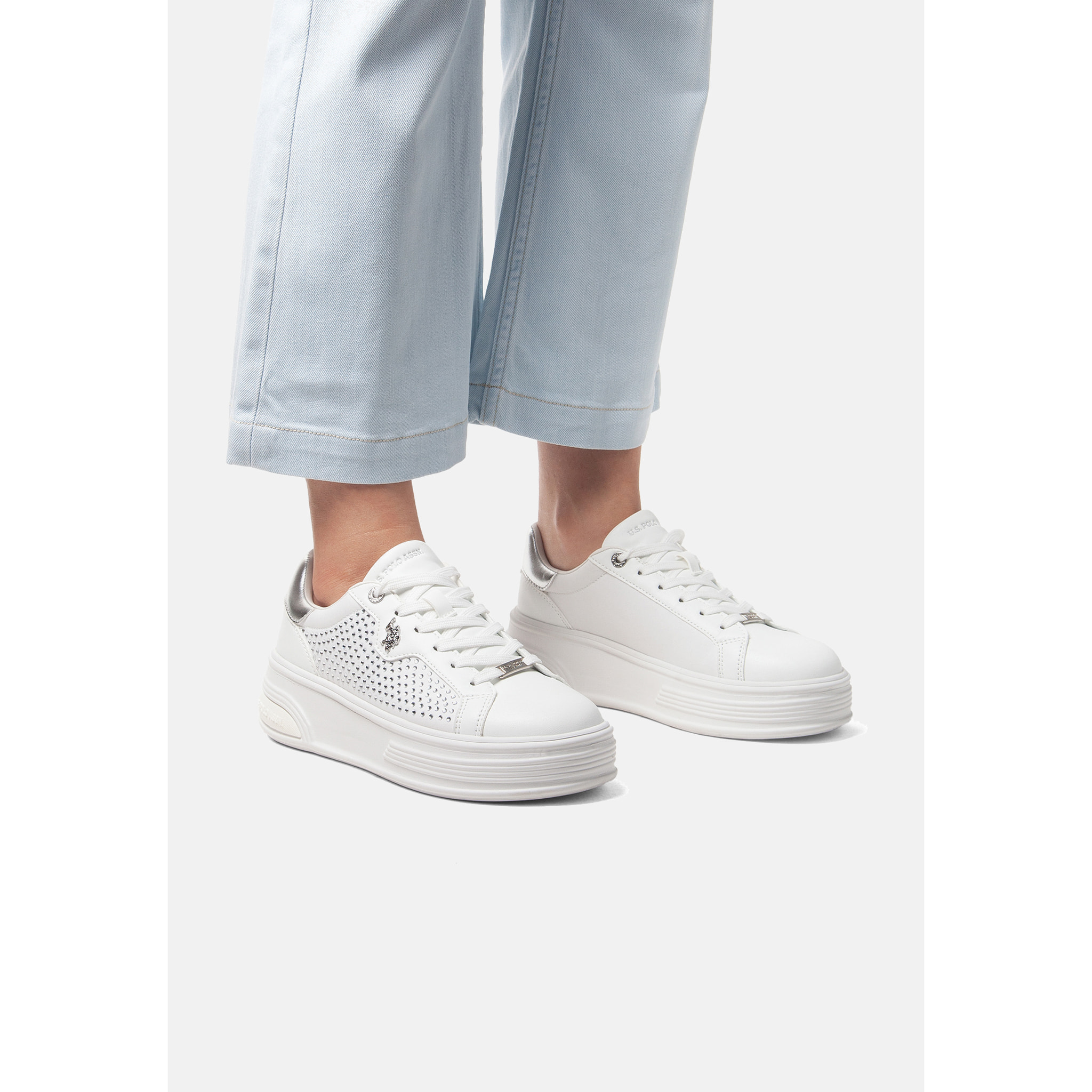 U.S. Polo Assn. - Sneakers ASUKA006W/5TY2 in sintetico per donna