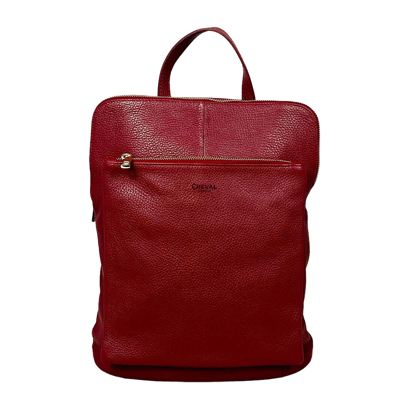 Mochila Cheval Firenze Avior Rojo Oscuro