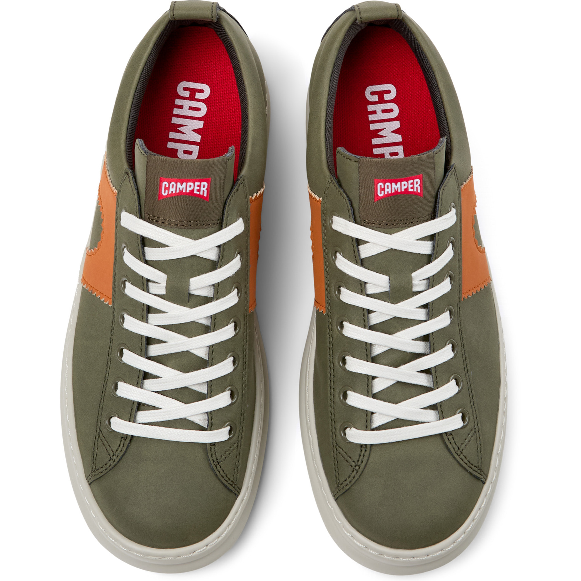 Zapatillas - CAMPER Runner Four - Verde - Cuero liso