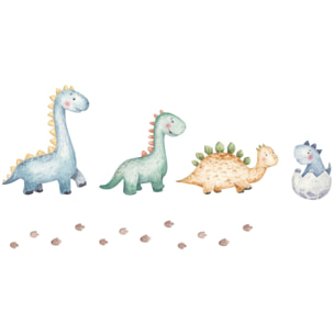 Cesta portagiochi Daria con stampa dinosauri