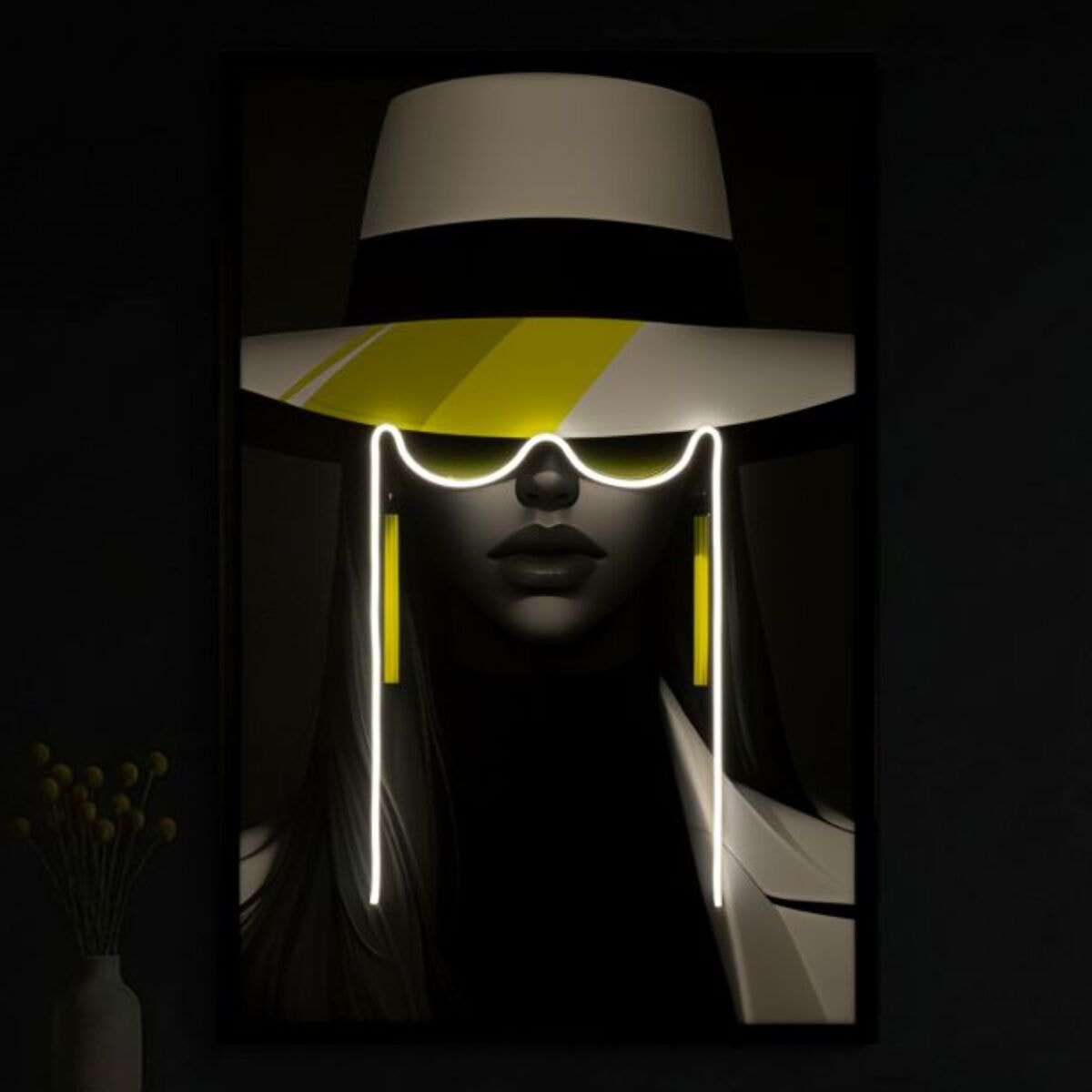 STAMPA C/LED SU TELA MARGOT CM 80X4X120