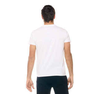 Camiseta de hombre Leone Active de manga corta con bolsillo con cremallera