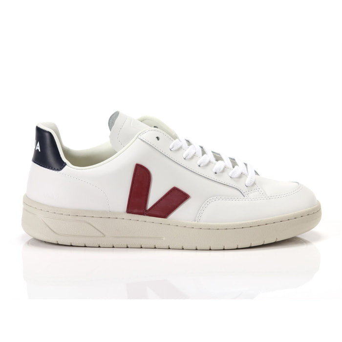 Sneakers Veja V-12 Leather Bianco Bianco