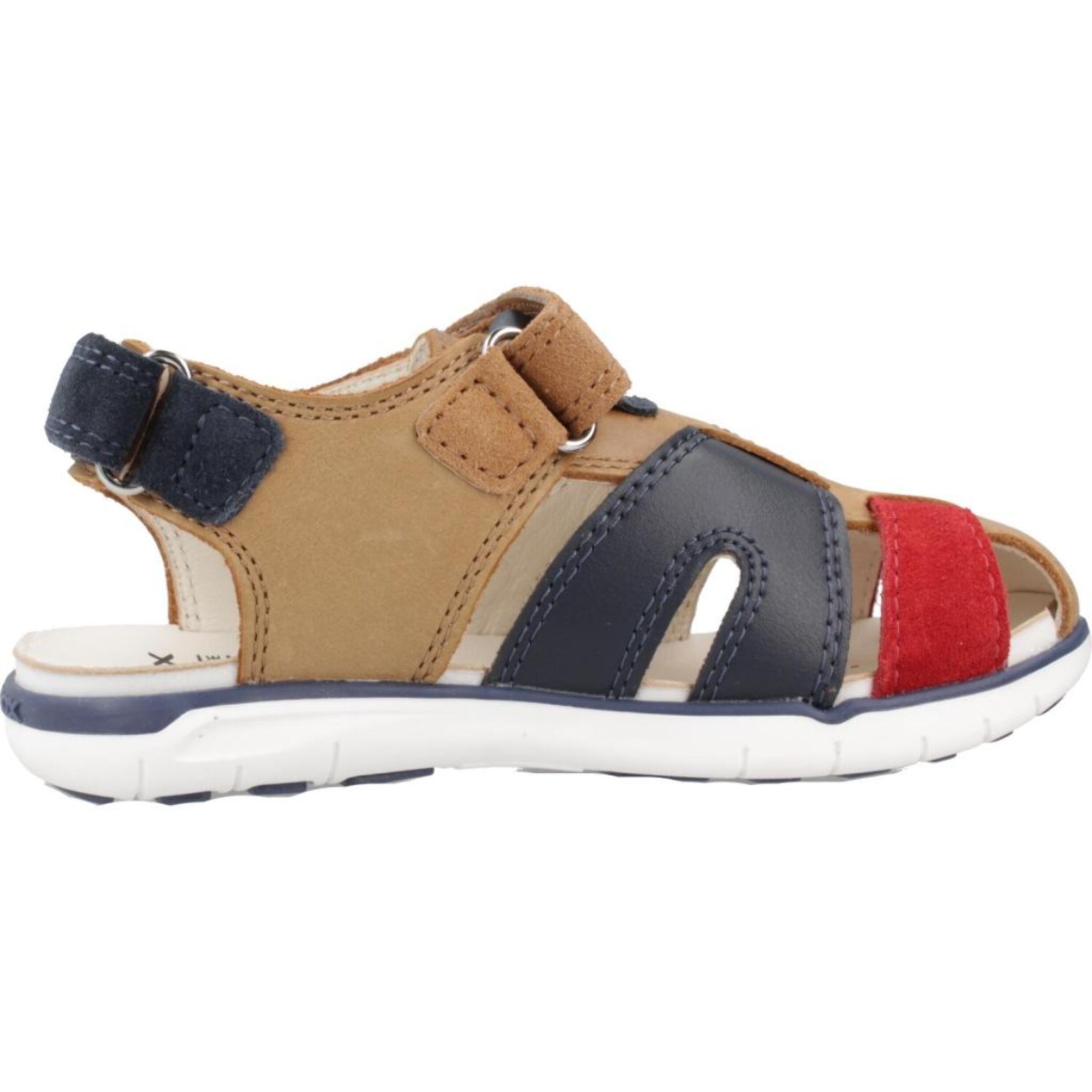 Sandalias Niño de la marca GEOX  modelo B SANDAL DELHI BOY MARRON