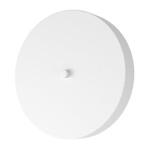 Lampada da parete NEMO in acciaio bianco opaco