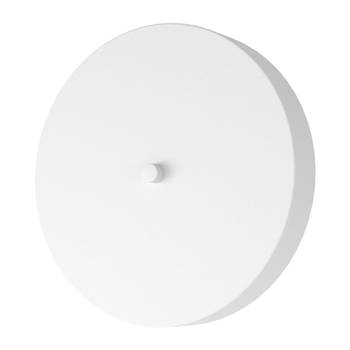 Lampada da parete NEMO in acciaio bianco opaco