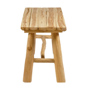 Banc bout de lit 120 cm en bois de teck style exotique - CENDRILLON