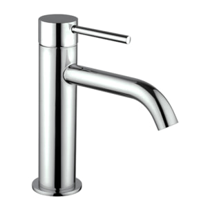 Mitigeur lavabo bec bas PAINI Cox Slim chromé avec vidage clic clac