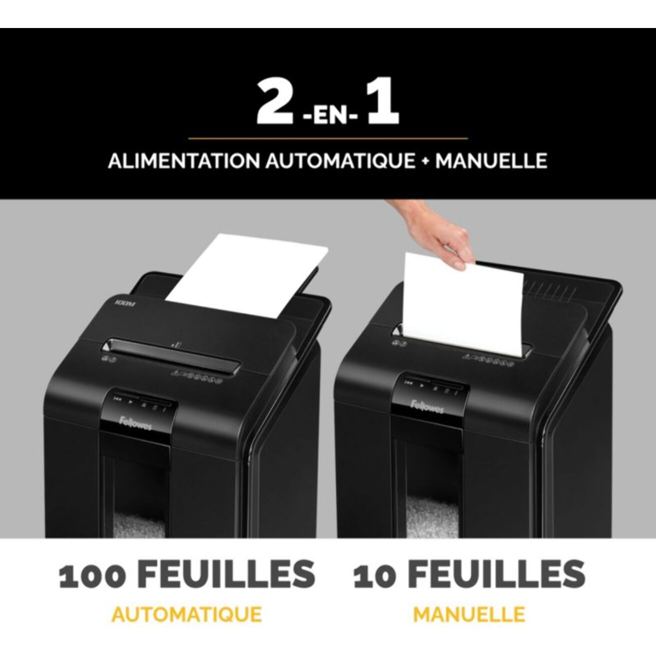 Destructeur FELLOWES AutoMax 100M