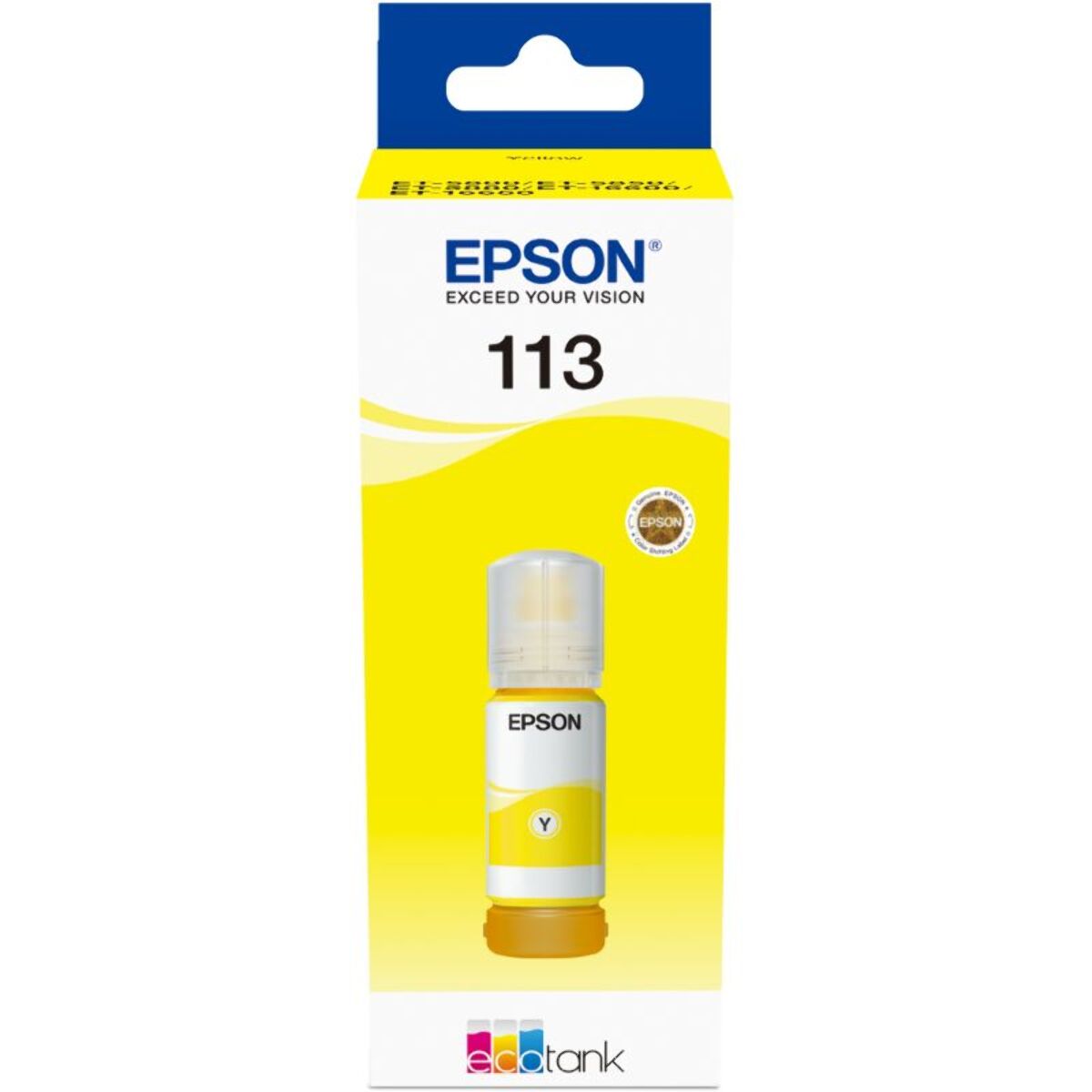 Encre EPSON Bouteille d'Encre Ecotank 113 Jaune (Yellow) 70ml - C13T06B44A