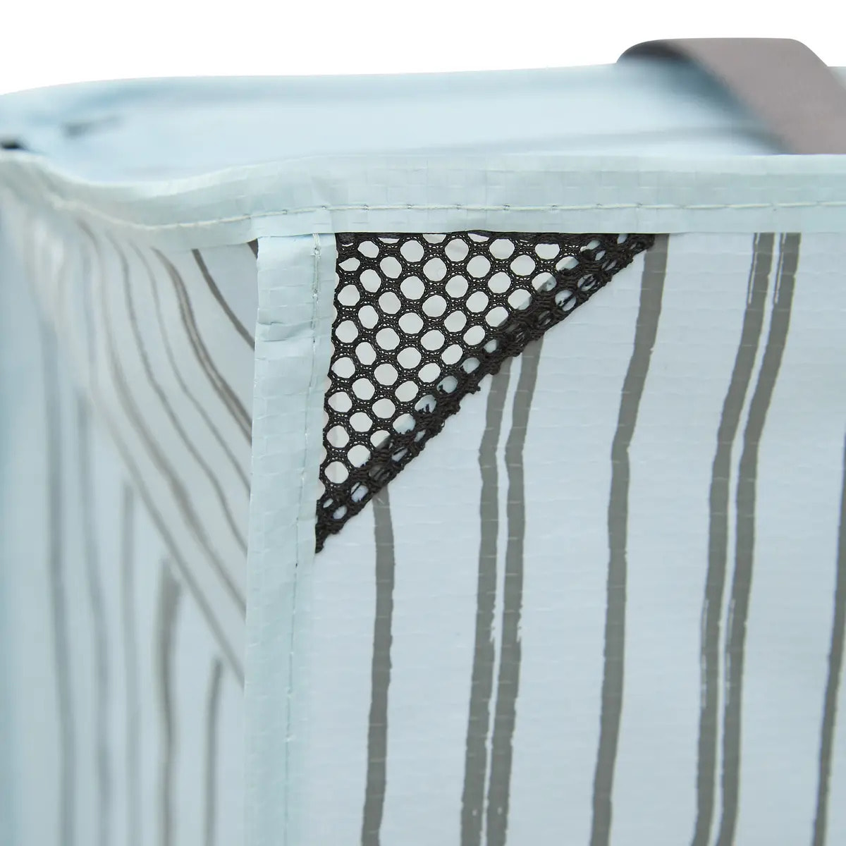 Sac de course avec fermeture zip 49L Bleu