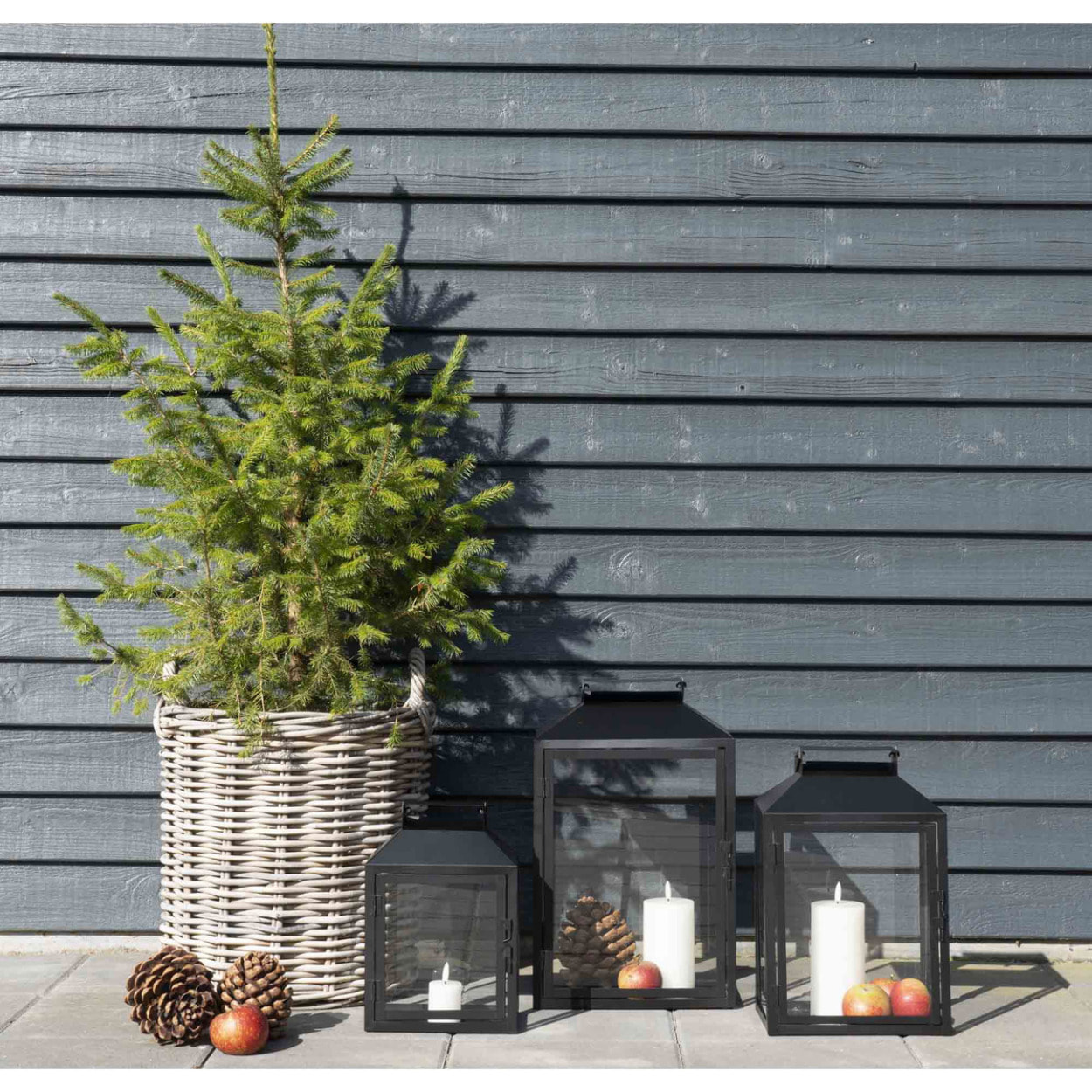 Set di 2 cesti Indo in rattan kubu naturale - misure assortite