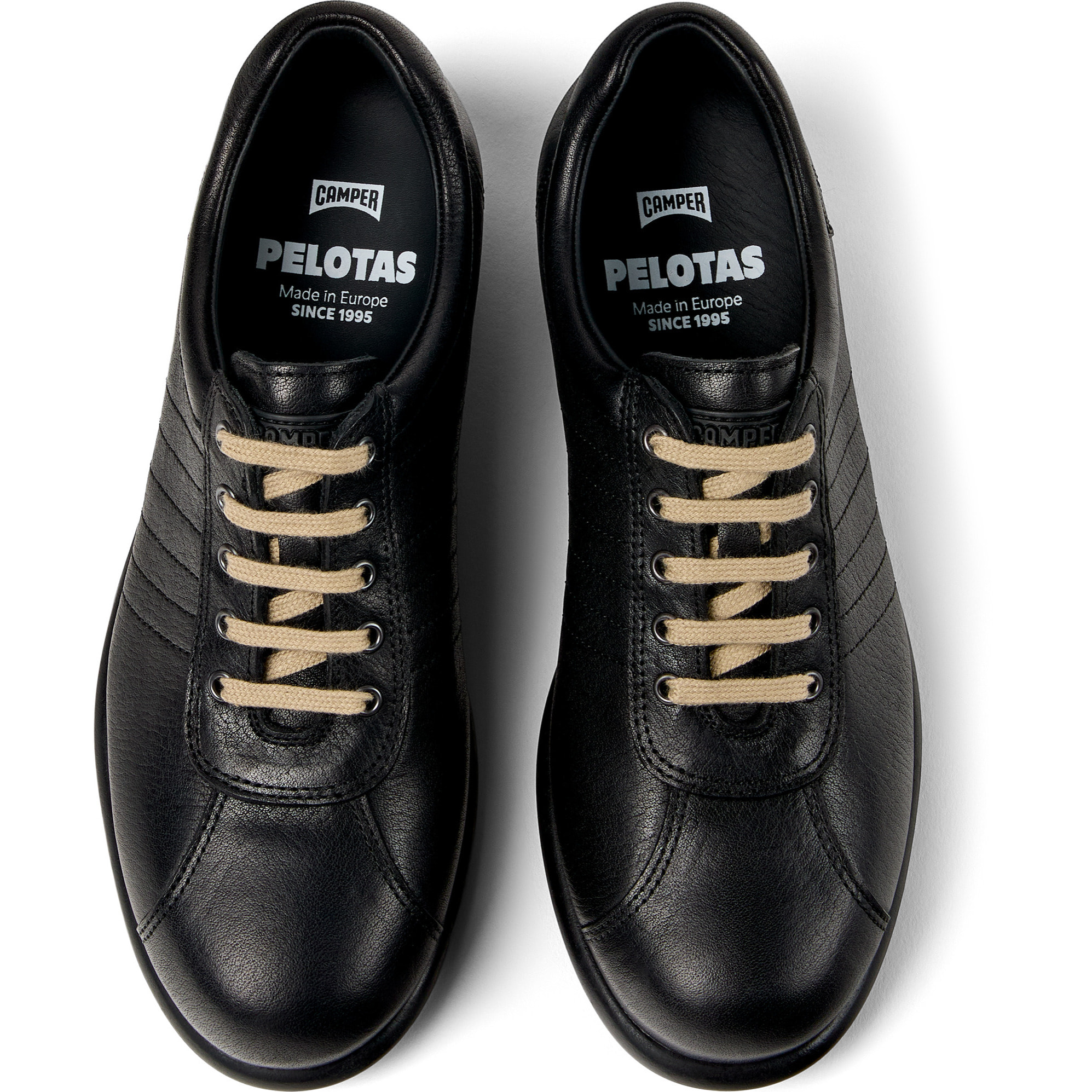 Zapatillas - CAMPER Pelotas Ariel - Negro - Cuero liso