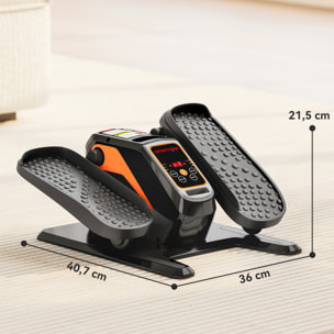 Mini Elíptica Eléctrica para Personas Mayores con 12 Velocidades, Modo Manual y Automático, Control Remoto, Pedaleador Eléctrico Silencioso Portátil con Pantalla LED y Pedales Antideslizantes