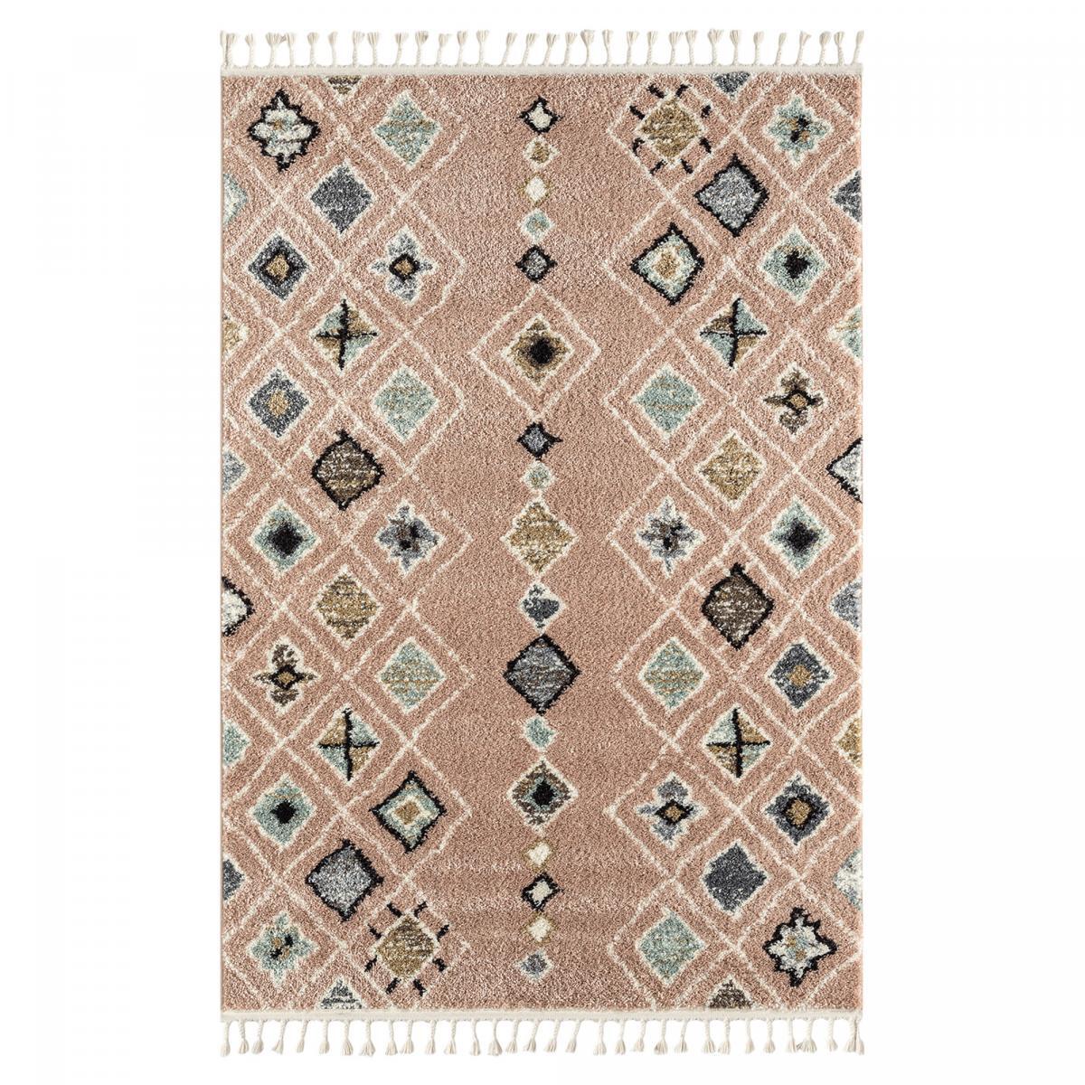 Tapis berbère tissé motif saharien FAPE