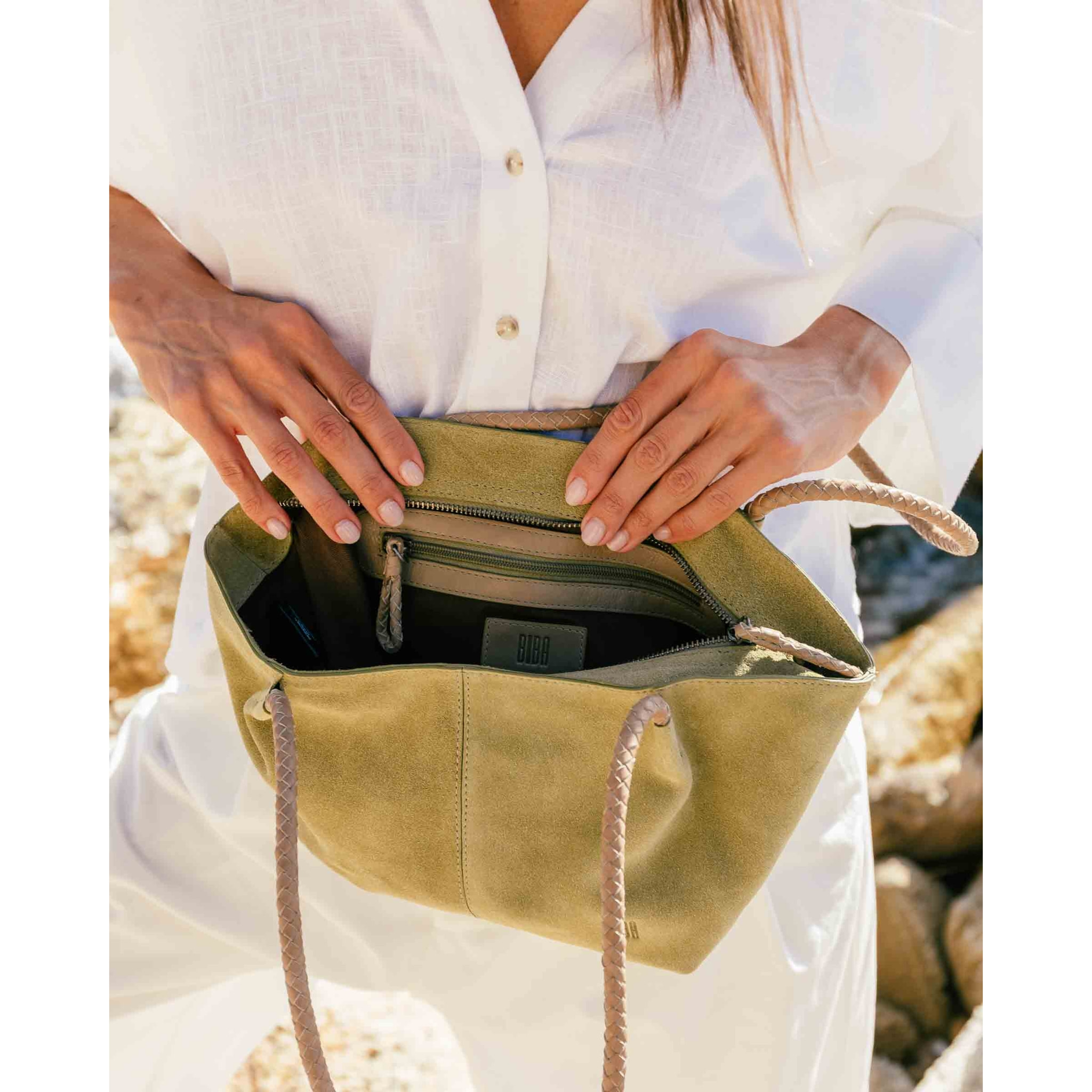 Bolso de hombro BIBA Somerville de piel
