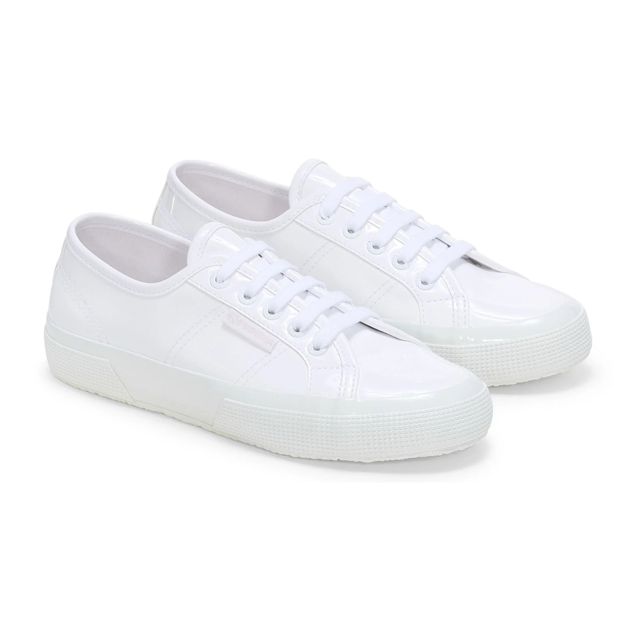 Le Superga Donna Bianco 2750 Vegan Varnish Material